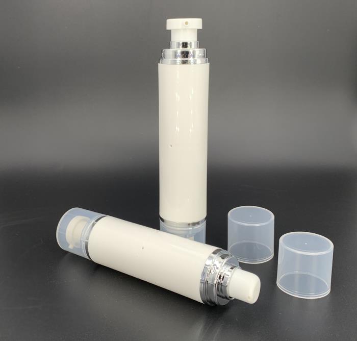 20 and 30 ml double bottle with airless pumps